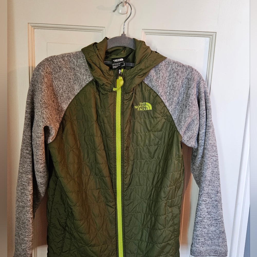 The North Face Green and Gray Jacket